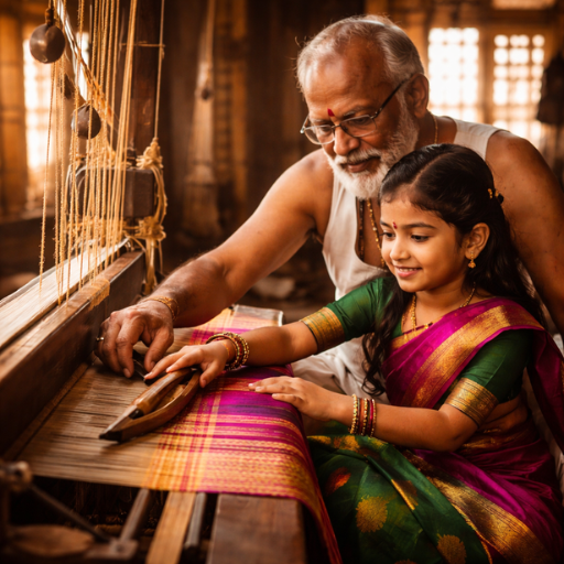 Master Weaver at Work
